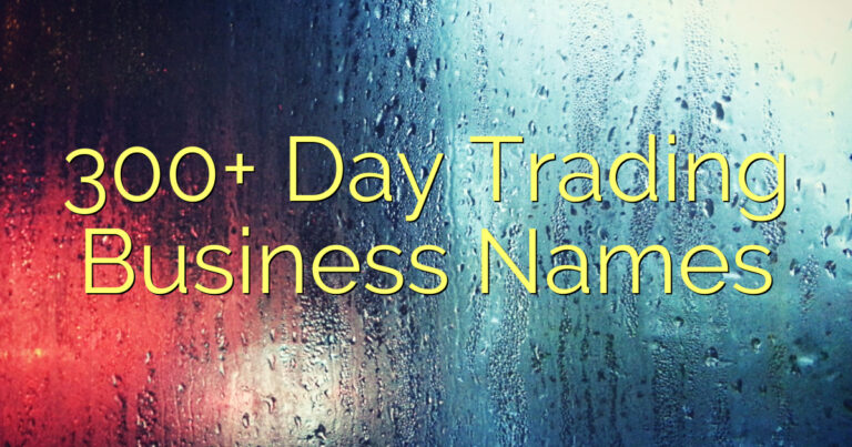 300+ Day Trading Business Names