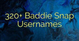 320+ Baddie Snap Usernames