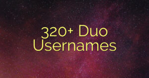 320+ Duo Usernames